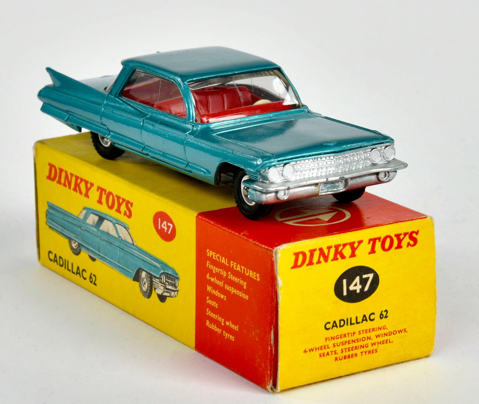 Dinky Toys, 147 Cadillac: Dinky Toys, 147 Cadillac, Great Britain, 1:43, Druckguss, Okt Z 1, Z 1-