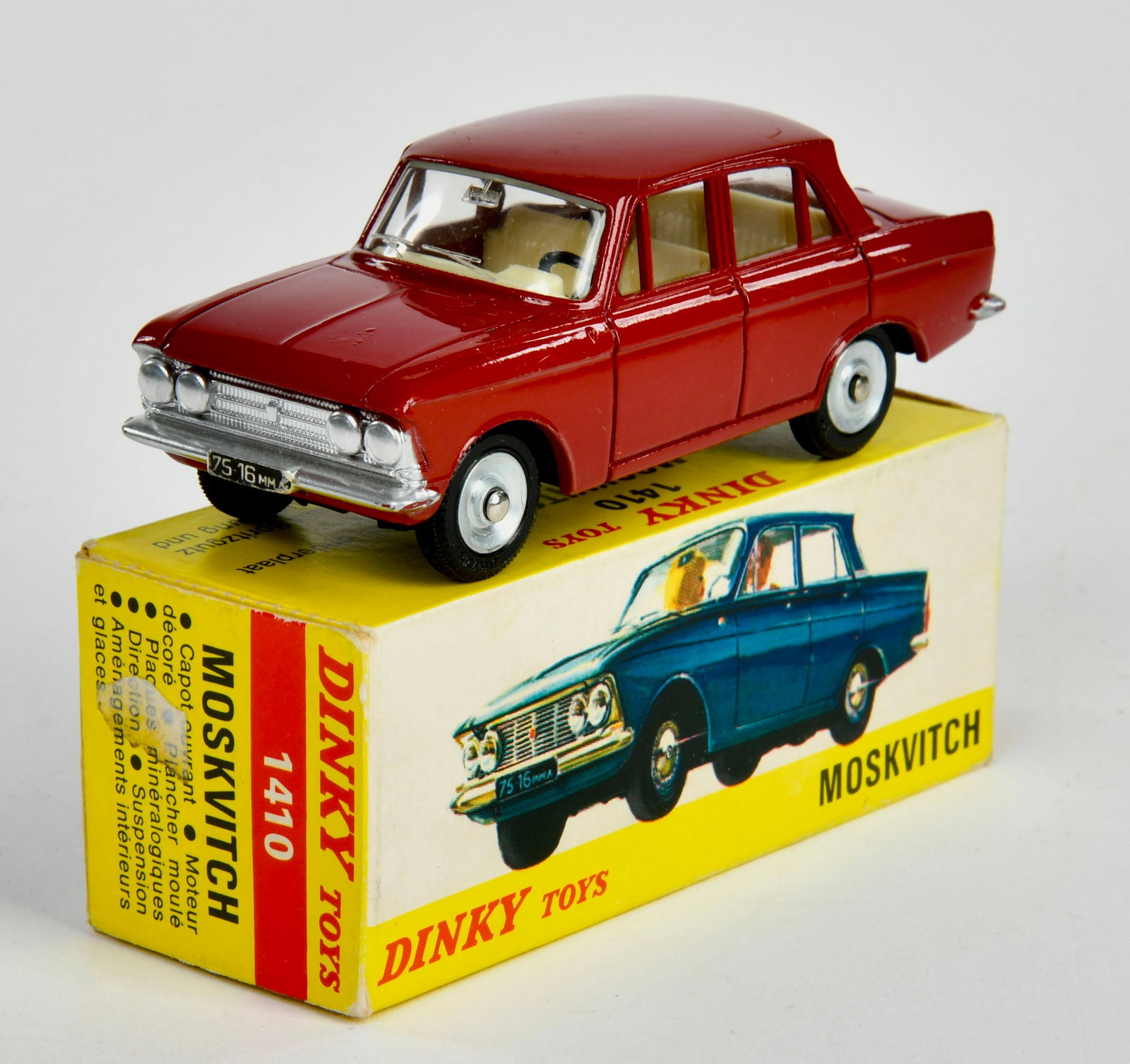 Dinky Toys, 1410 Moskvitch: Dinky Toys, 1410 Moskvitch, France, 1:43, Okt Z 1-, Z 1-2