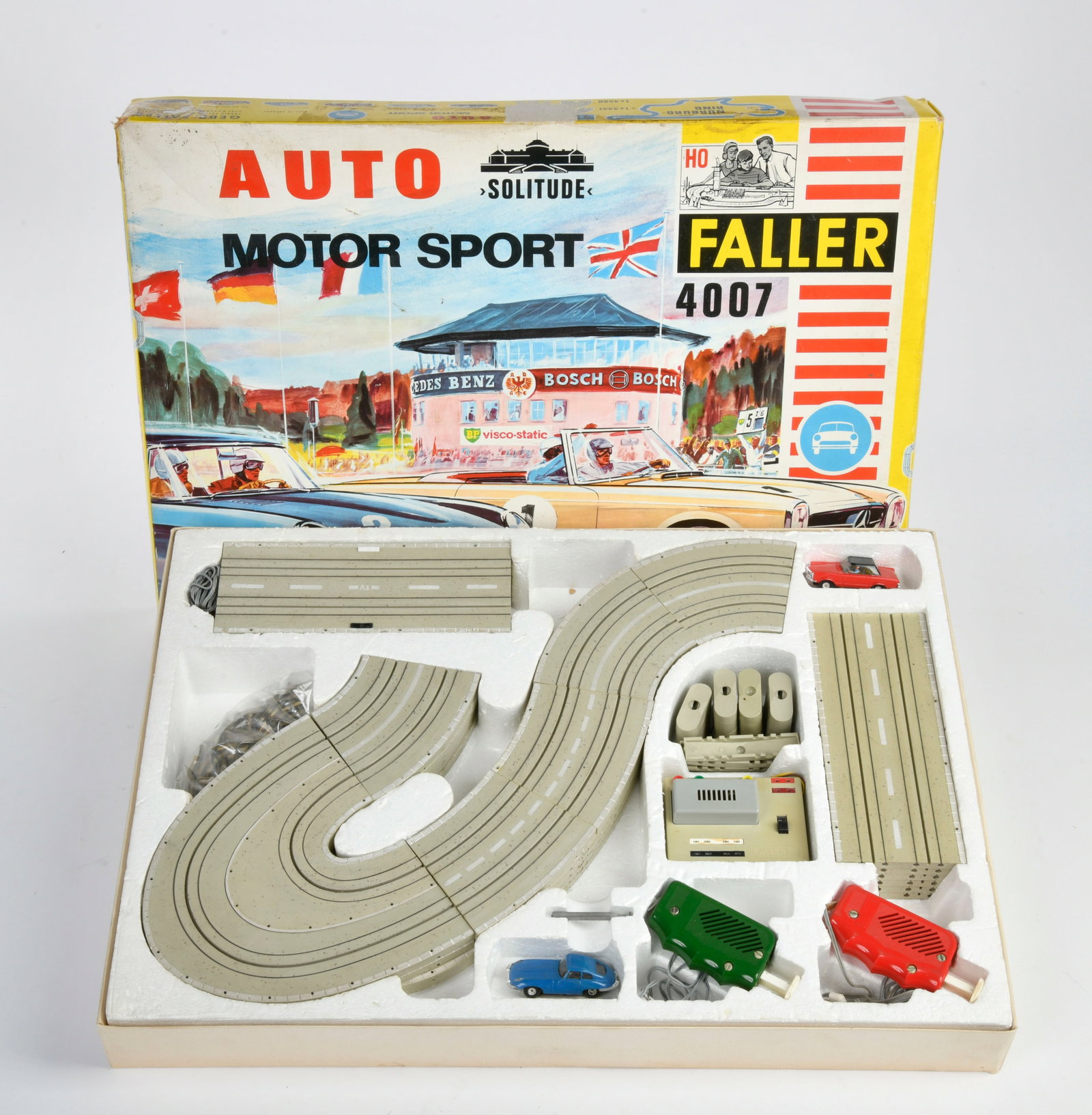 Faller, AMS Rennbahn 4007: Faller, AMS Rennbahn 4007, W.-Germany, 1:87, Okt, Z 1-2