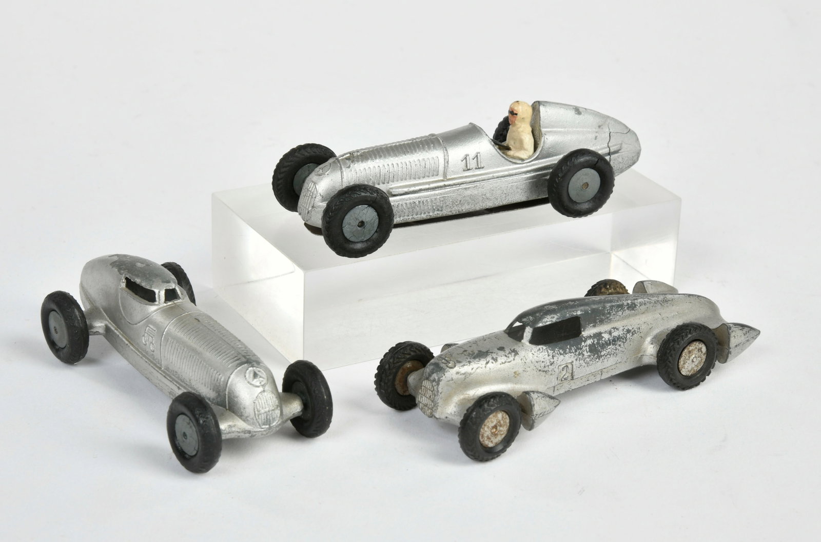 Marklin, 3 Rennwagen: Marklin, 3 Rennwagen, Germany, 1:43, Druckguss, teilw. Zinkpest, LM