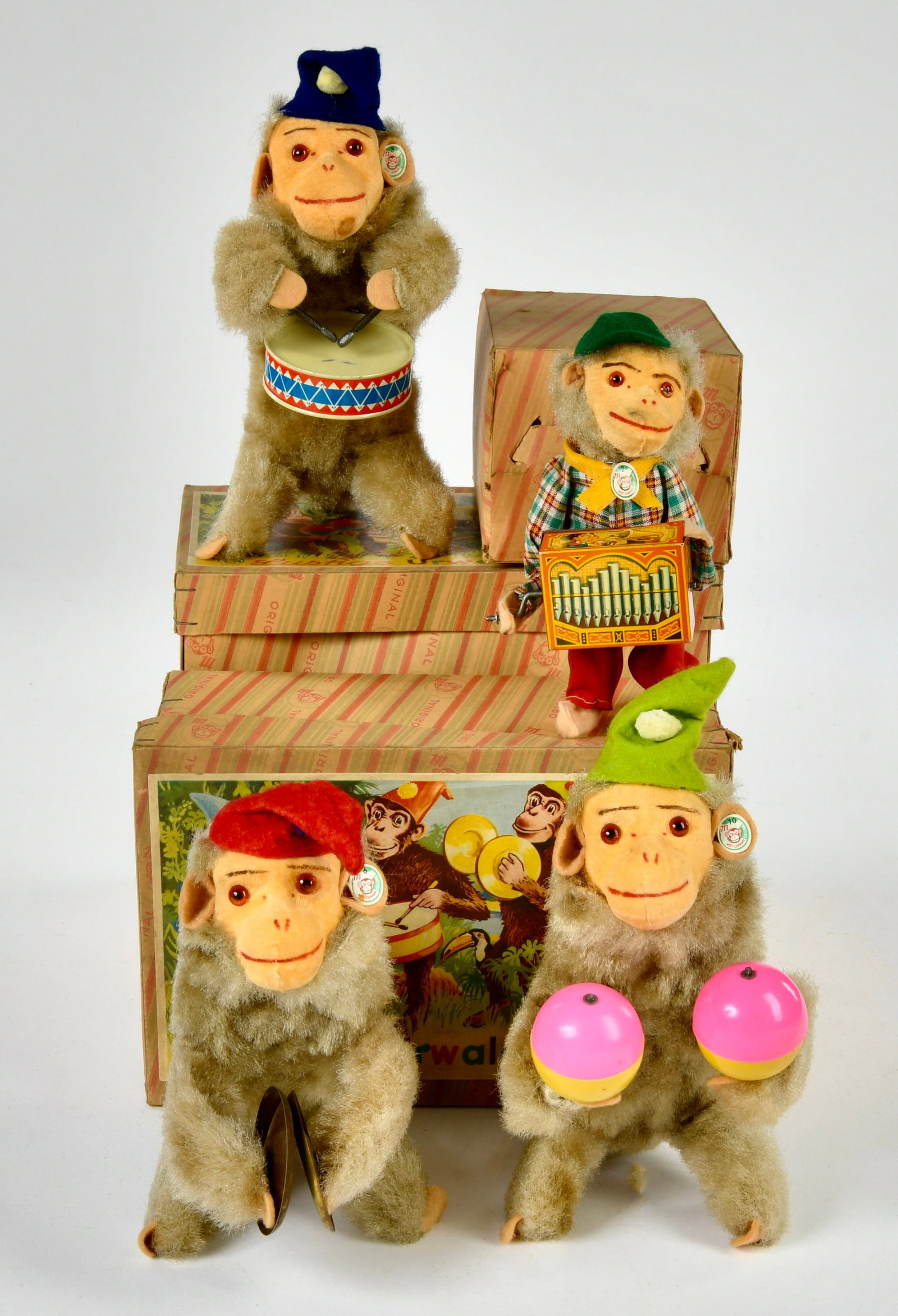 Carl, 4x Affenkapelle: Carl, 4x Affenkapelle, W.-Germany, 20 cm, GemBw, UW ok, Okt, meist Z 1