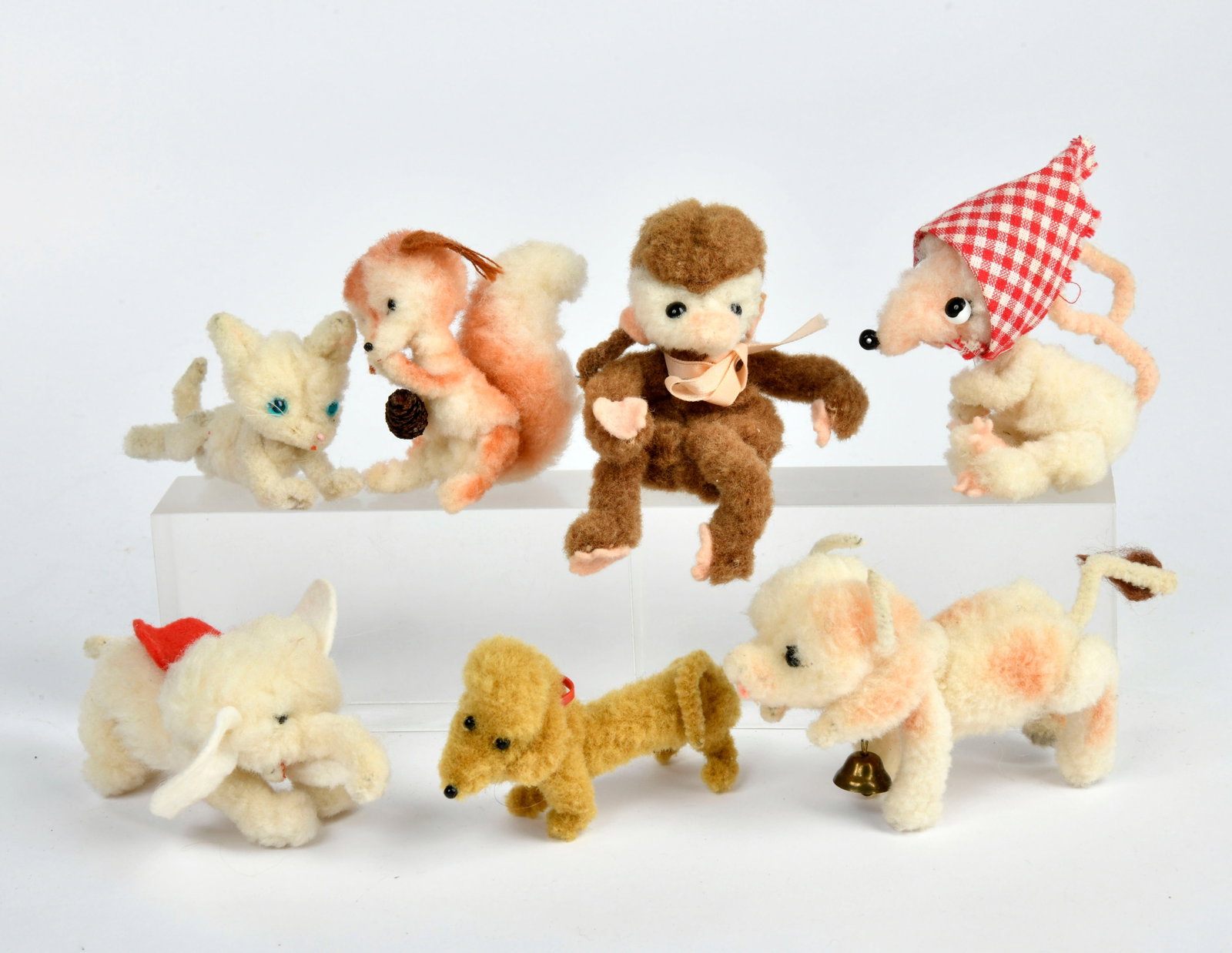 Konvolut Wolltiere: Konvolut Wolltiere, Ara Wien, 10-12 cm, Z 1-2