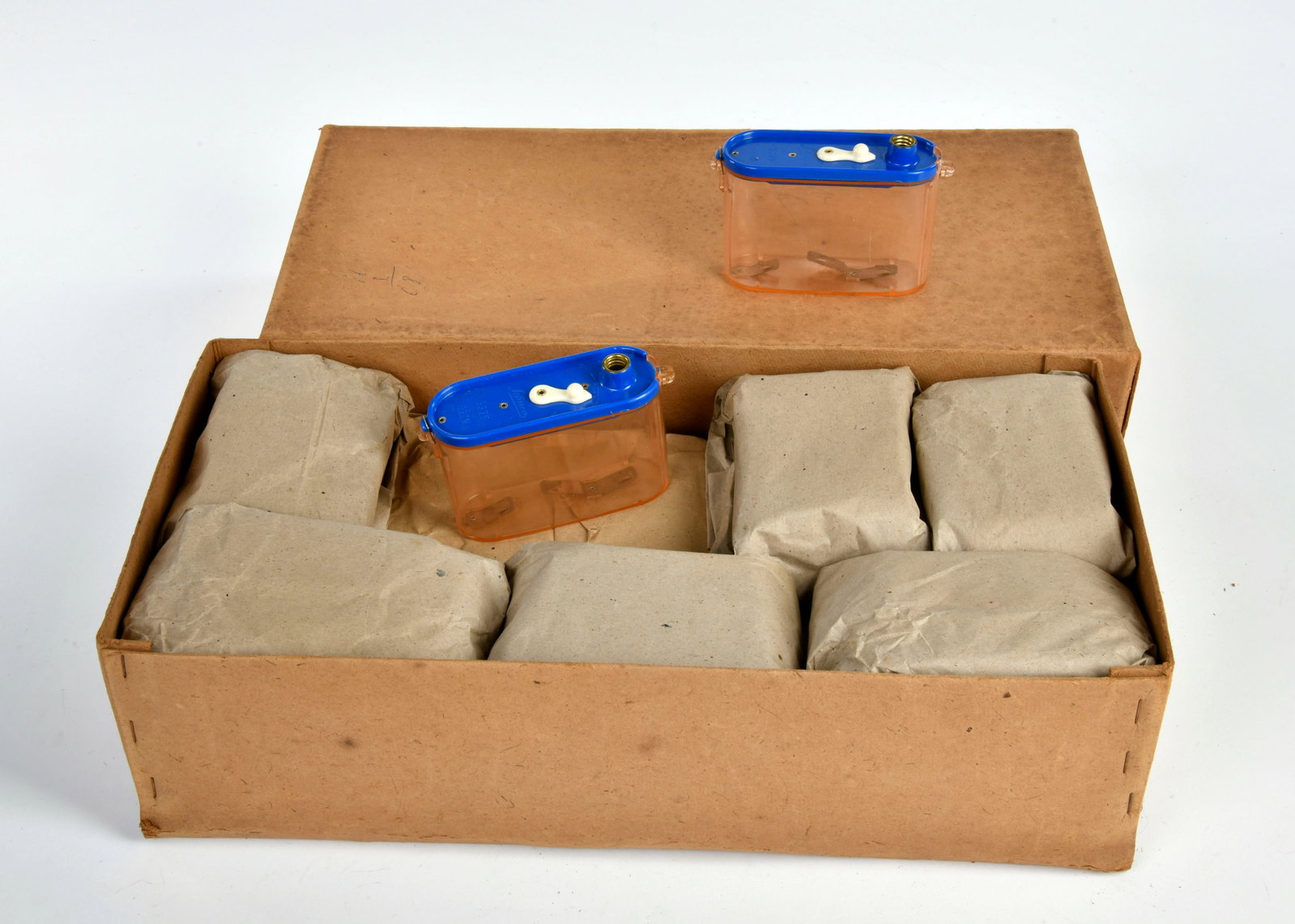 Schuco, Handlerbox: 16 x Batteriefach 5320: Schuco, Handlerbox: 16 x Batteriefach 5320, W.-Germany, originalverpackt, Z 1
