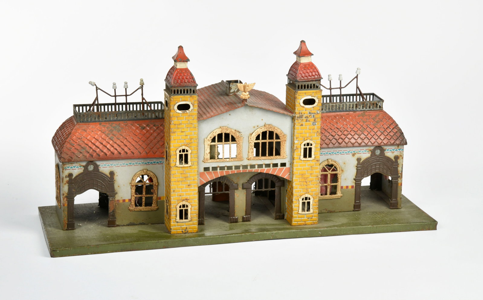 Bing, Bahnhof 10/619: Bing, Bahnhof 10/619, Germany VK, 58 x 21 cm, Blech, LM, RS, Z 3-4