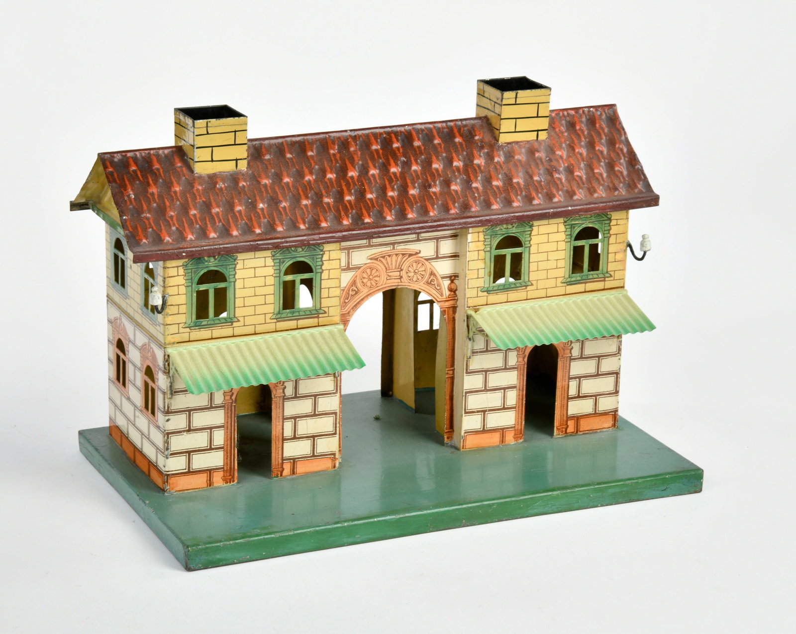 Marklin, Bahnhof: Marklin, Bahnhof, Germany VK, 34x21x24 cm, schoner Orignalzustand, Z 1-