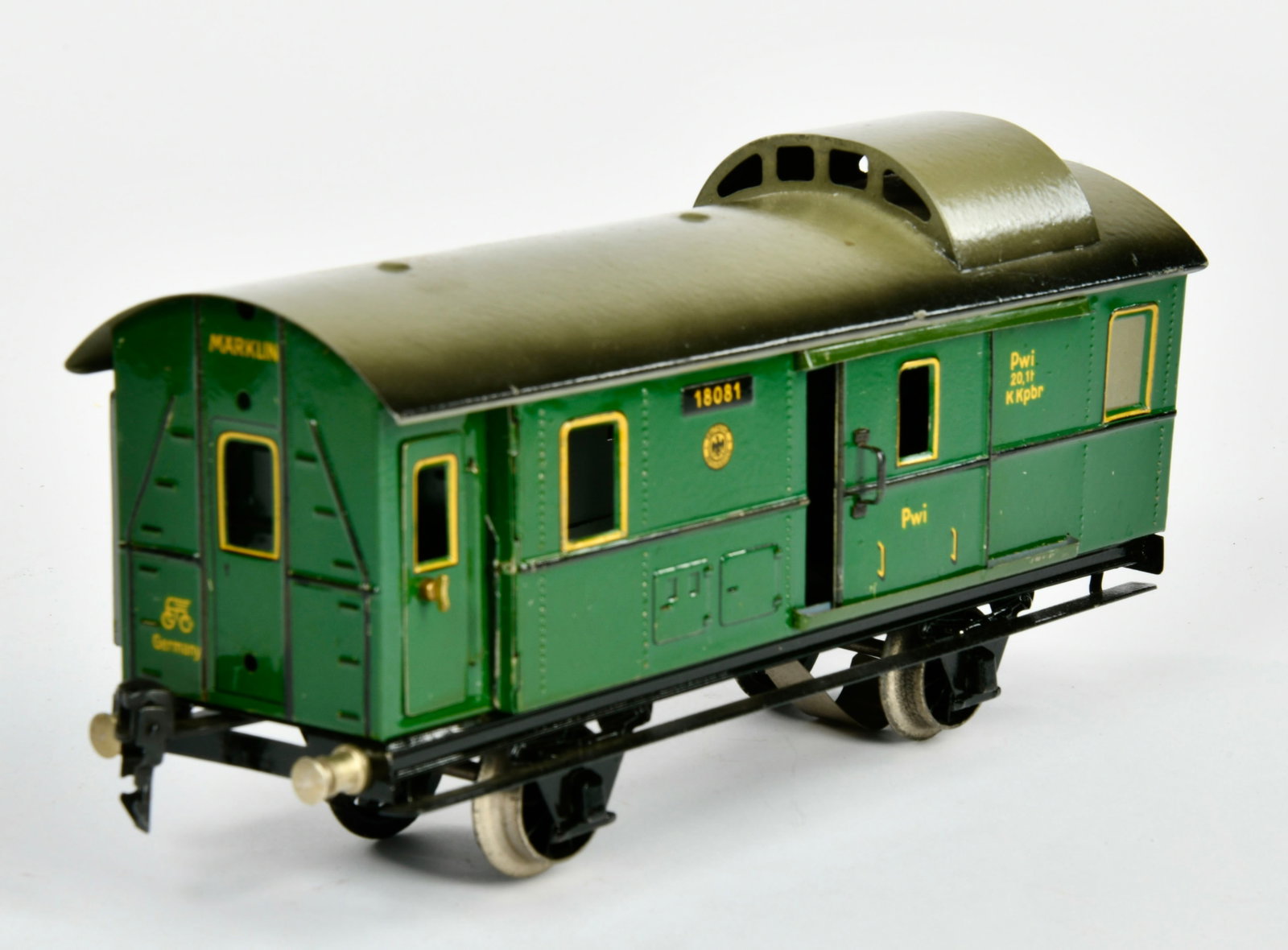 Marklin, Packwagen 1808/1B: Marklin, Packwagen 1808/1B, Germany VK, Spur 1, 27,5 cm, Z 1