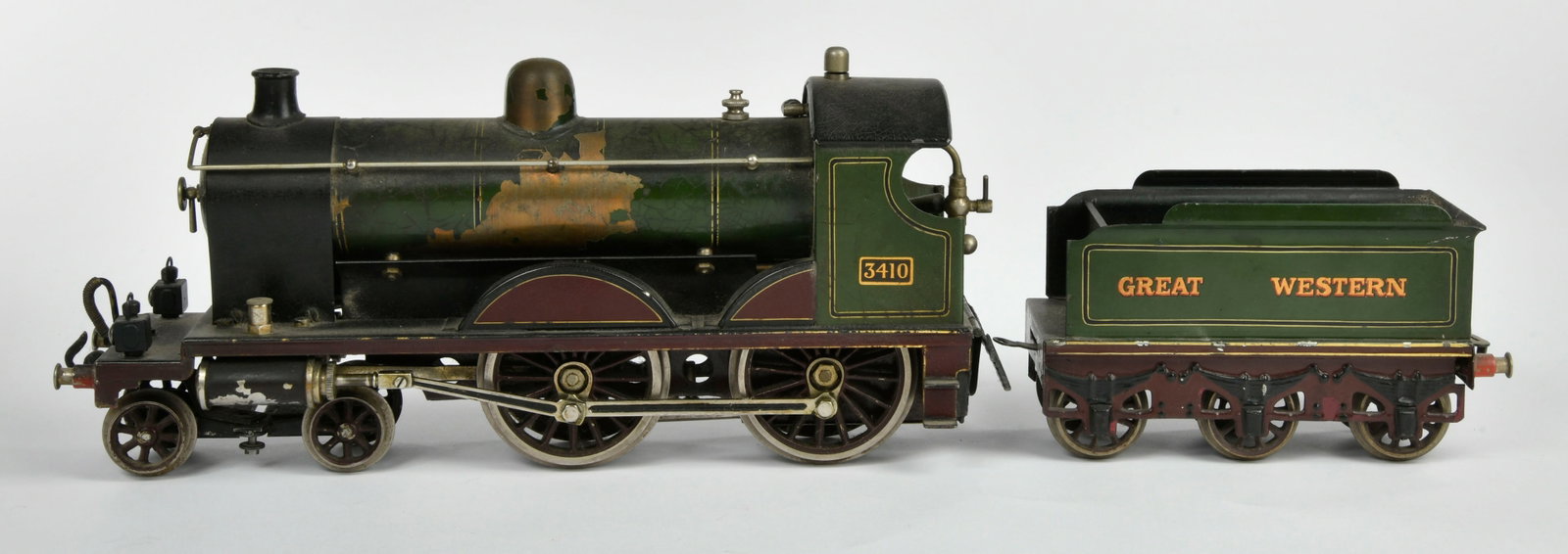 Bing, Dampflok 3410 mit Tender: Bing, Dampflok 3410 mit Tender, Spur 1, Krakele, LM, Z 3