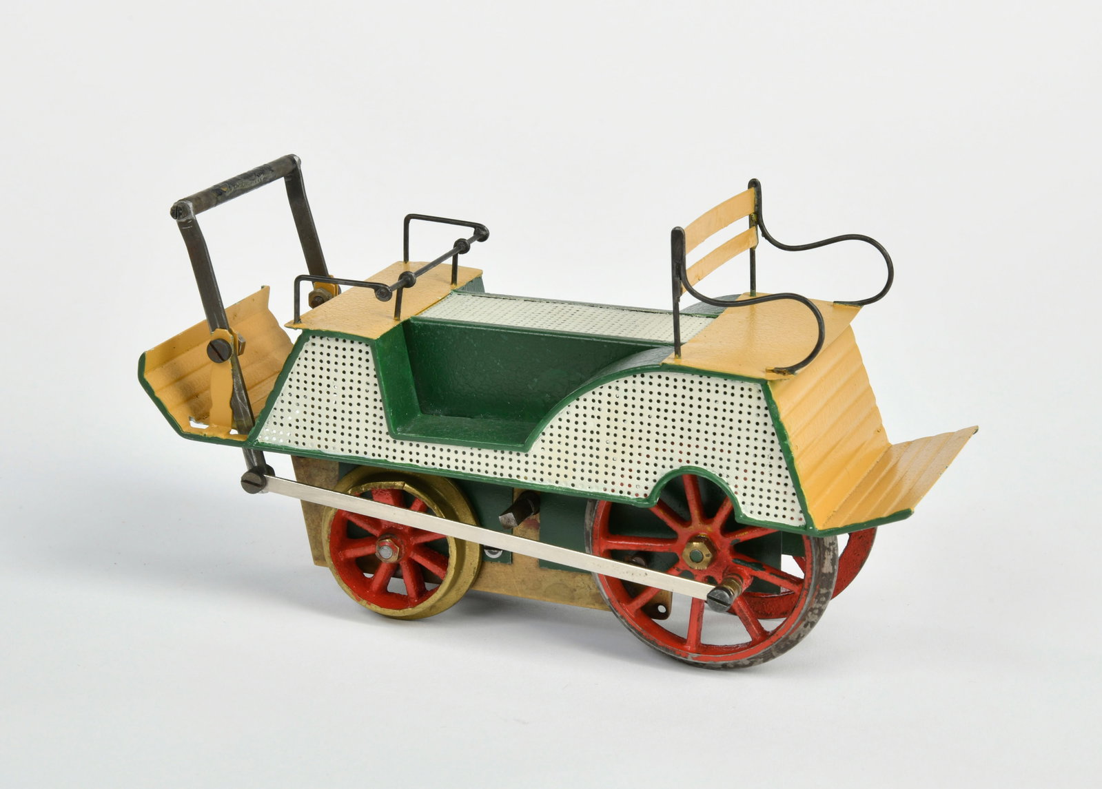 Marklin, Draisine: Marklin, Draisine, Spur 1, 20 cm, UW ok, farblich restauriert