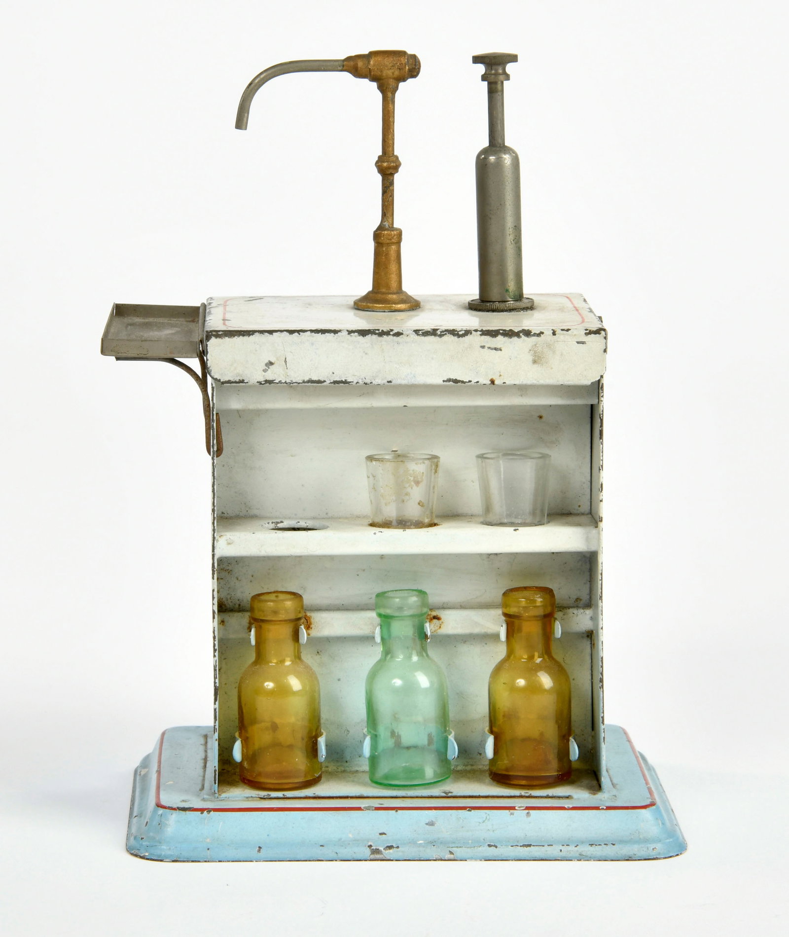 Doll, Getrankeautomat: Doll, Getrankeautomat, Germany VK, 20 cm, LM, komplett bis auf ein Glaschen