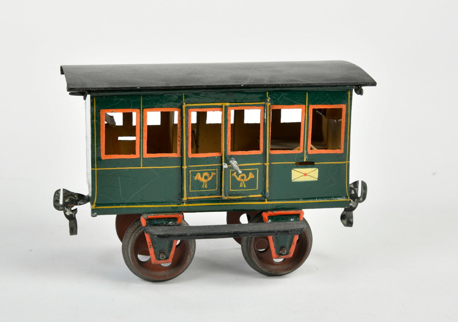 Marklin, Postwagen 1802/2: Marklin, Postwagen 1802/2, Spur 2, Germany 1898-1903, 16,5 cm, min. LM