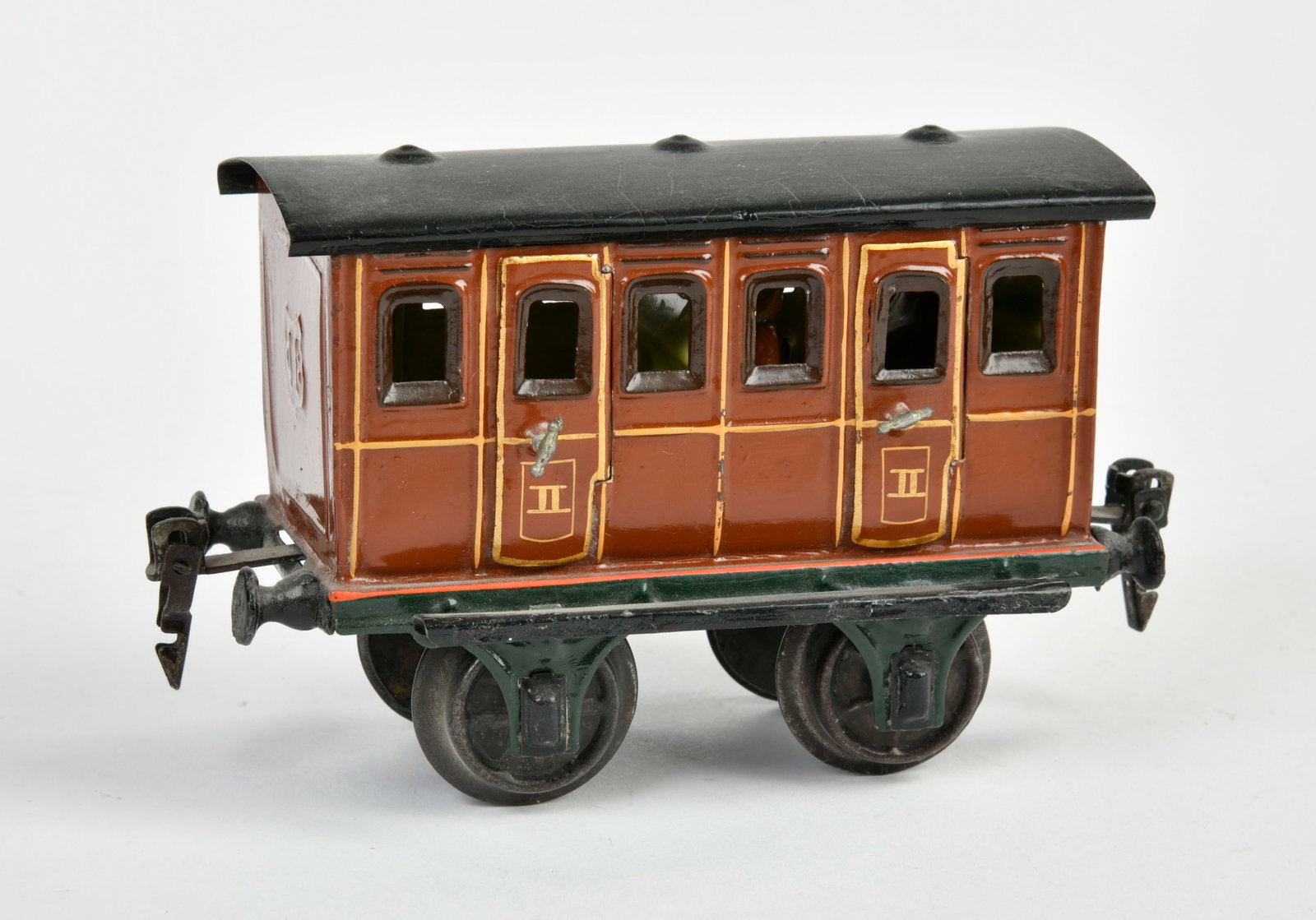 Marklin, Abteilwagen: Marklin, Abteilwagen, Spur 1, Germany VK, 15,5 cm, min. LM, 2 Figuren