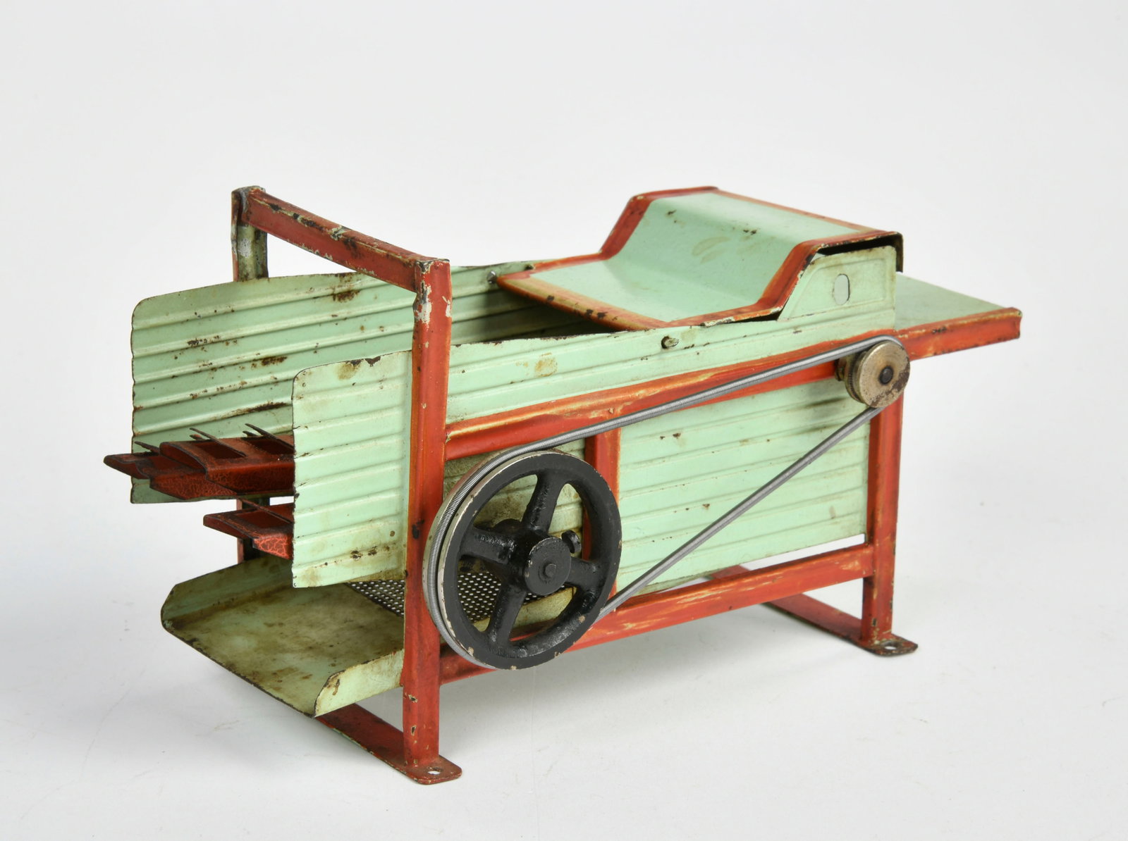 Marklin, Dreschmaschine: Marklin, Dreschmaschine, Germany VK, 22 cm, Blech, Fehlteile, LM