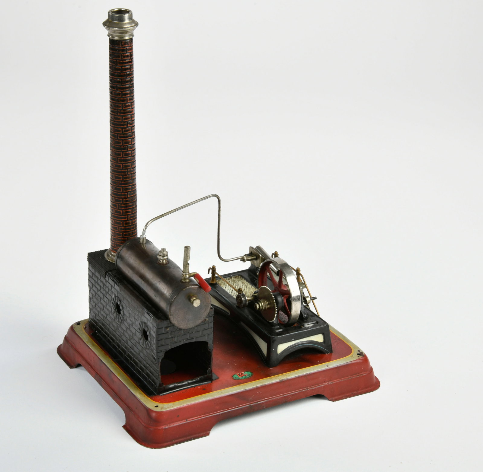 Doll, Dampfmaschine: Doll, Dampfmaschine, Germany VK, 23x19x31 cm, ohne Brenner, LM, handlackiert