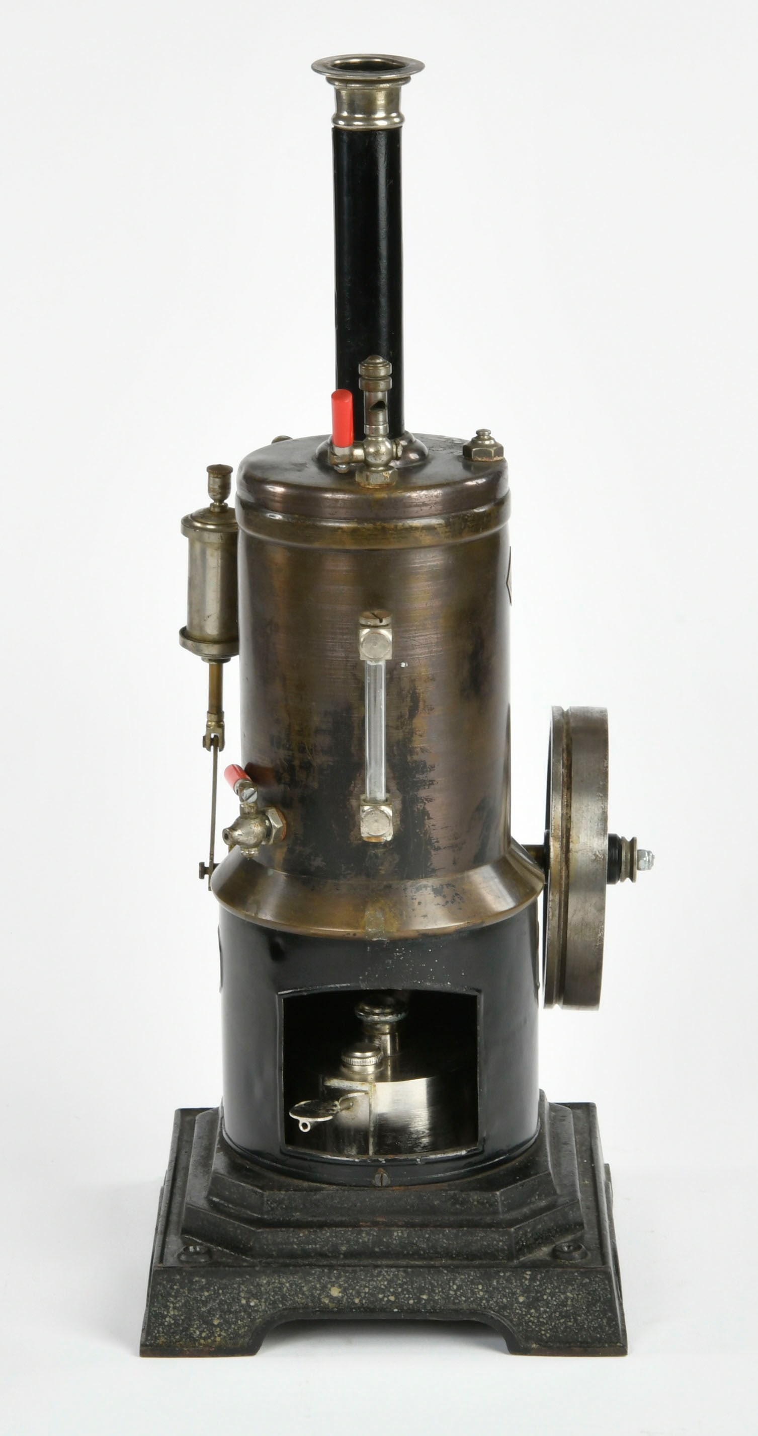 Marklin, stehende Dampfmaschine 4118: Marklin, stehende Dampfmaschine 4118, Germany ca. 1925, 40 cm, mit Brenner, min. LM