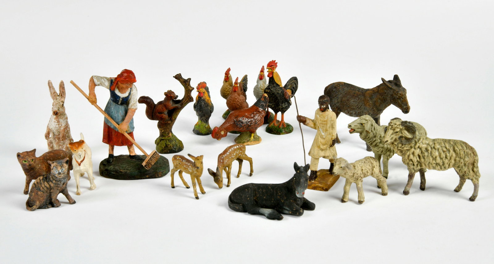 Durso u.a., Tiere und Figuren: Durso u.a., Tiere und Figuren, Masse, teilw. ungemarkt, Z 2-3