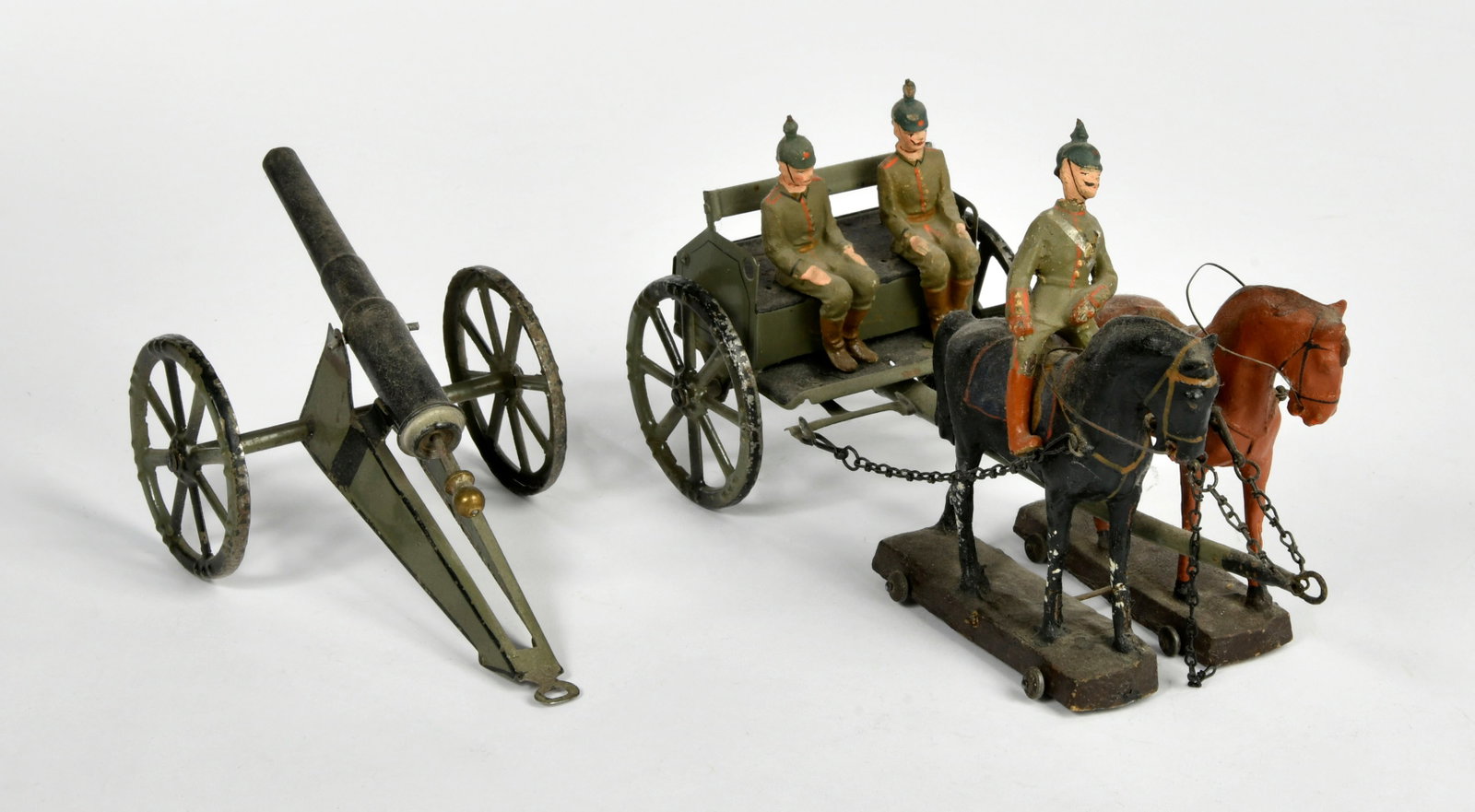 Kutsche mit Geschutz, WK1: Kutsche mit Geschutz, WK1, Germany VK, 36 cm, LM, Z 2-3