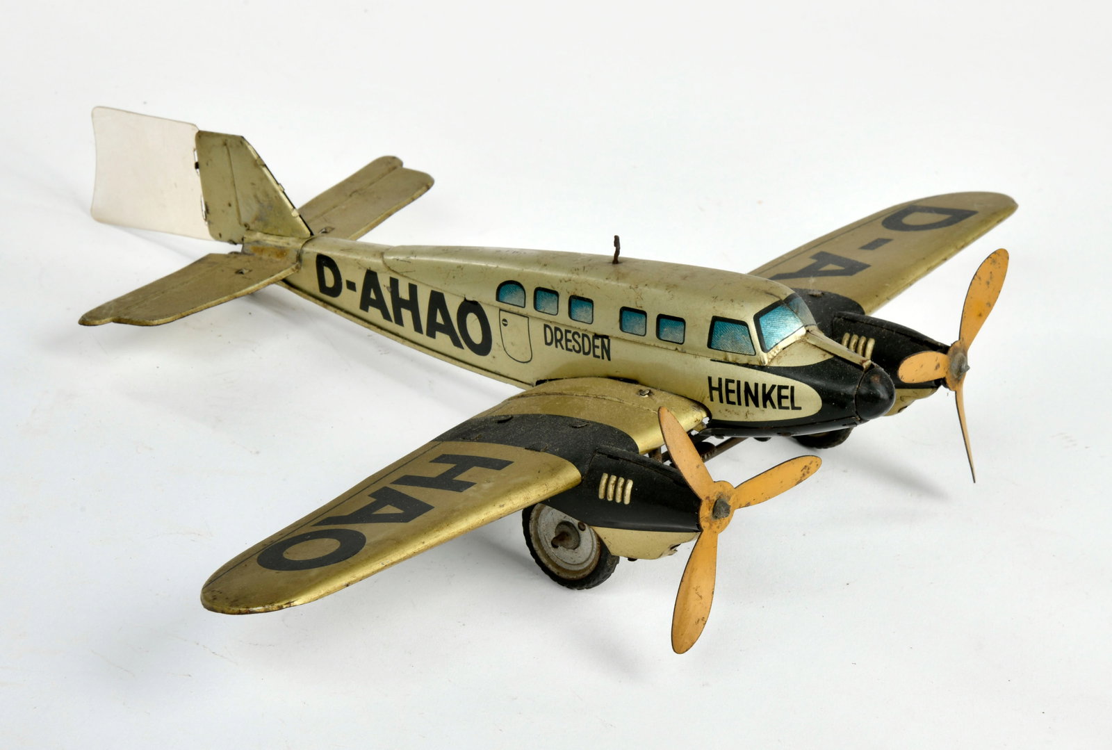 Tippco, Heinkel Dresden D-A HAO: Tippco, Heinkel Dresden D-A HAO, Germany VK, 37 cm, UW ok, LM, Z 3