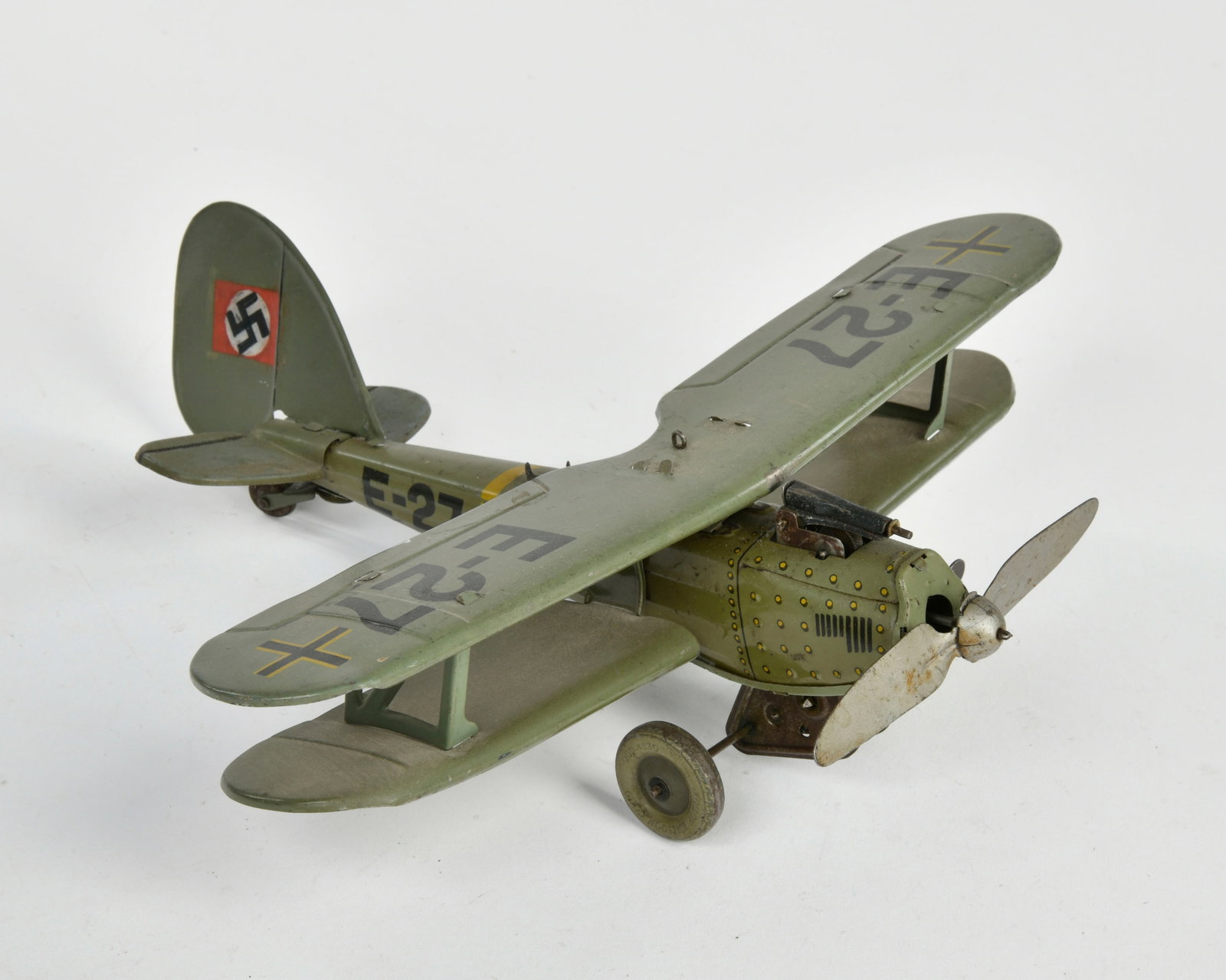 Tippco, Flugzeug E-27: Tippco, Flugzeug E-27, Germany VK, 27 cm, Blech, UW ok, Heck restauriert, Z 3
