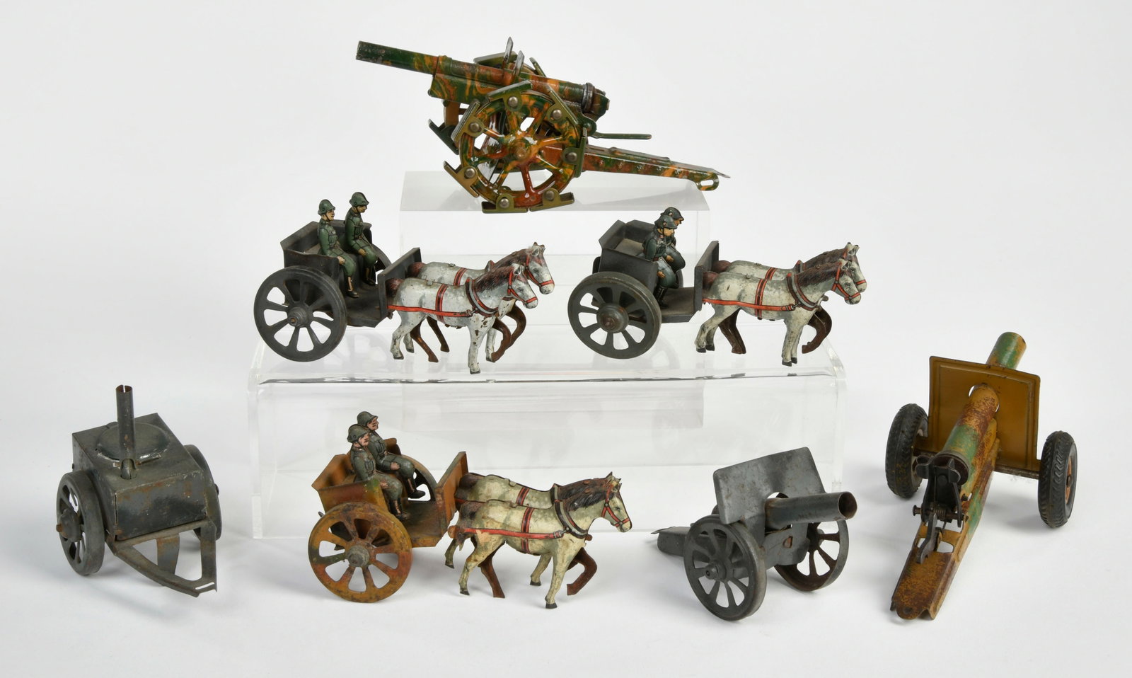 Fischer, Marklin, Penny Toys Militar: Fischer, Marklin, Penny Toys Militar, Germany VK, Blech, Z 2-3