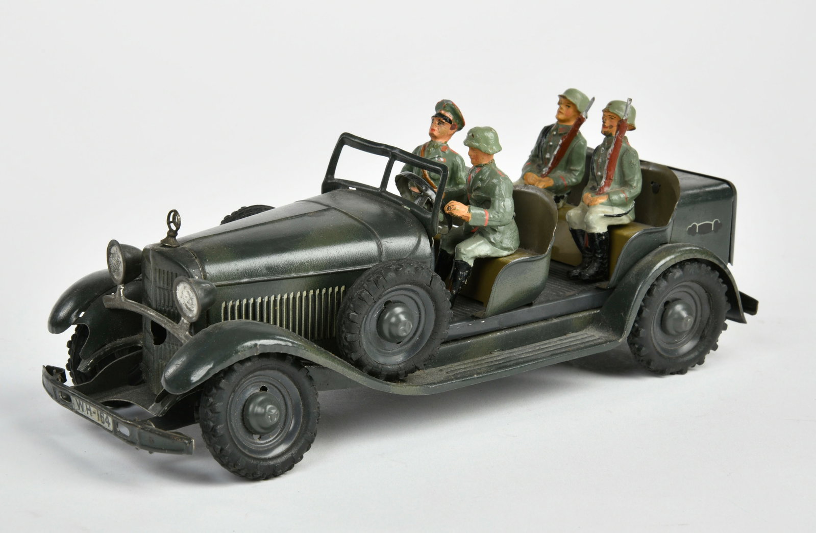 Tippco, Mercedes Kubelwagen: Tippco, Mercedes Kubelwagen, Germany VK, 24 cm, Blech, UW hakt, 4 Mann Besatzung, Z 2