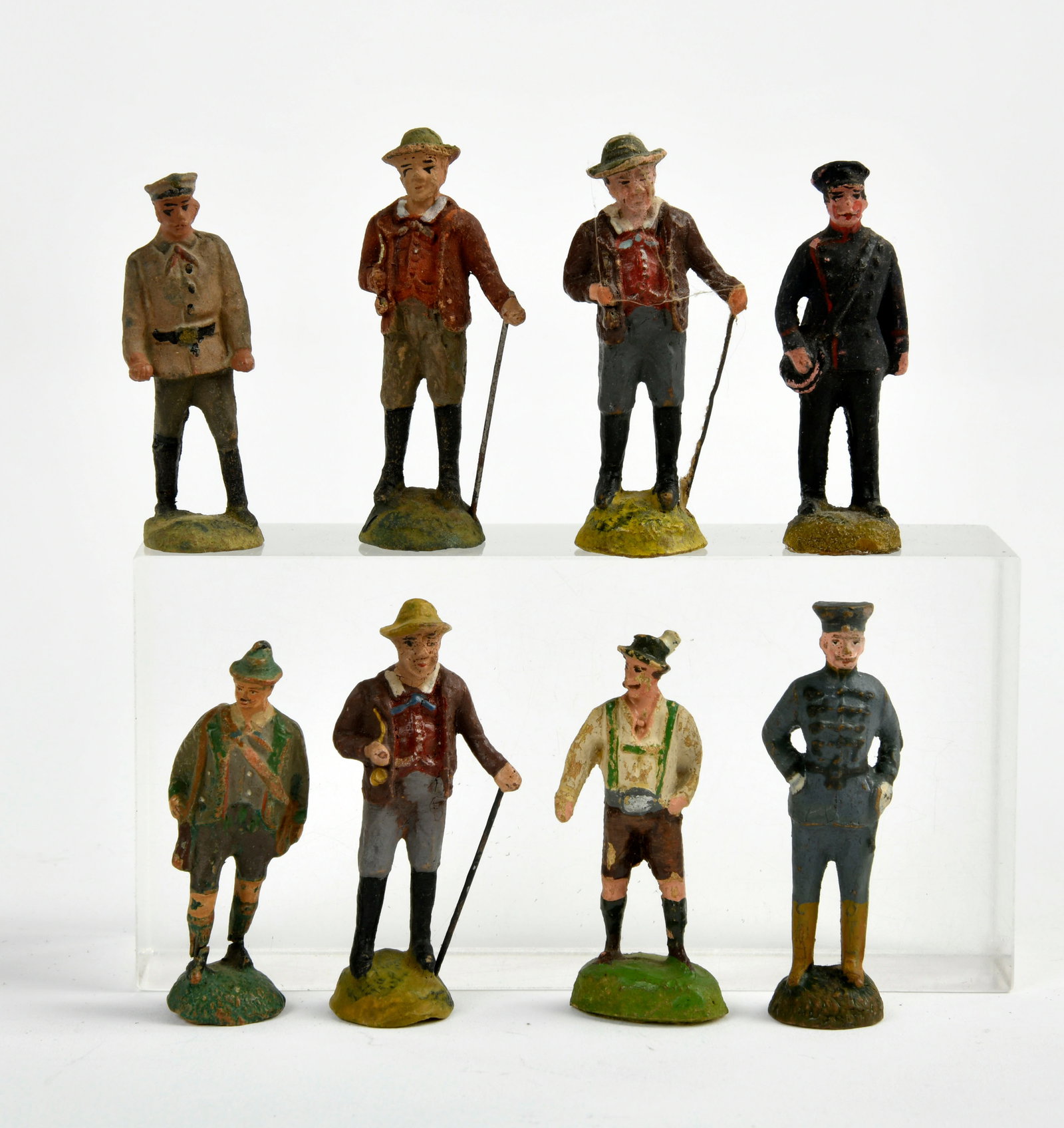 Pfeiffer, 8 Figuren: Pfeiffer, 8 Figuren, Germany VK, 5,5 cm, Masse, Z 1-2