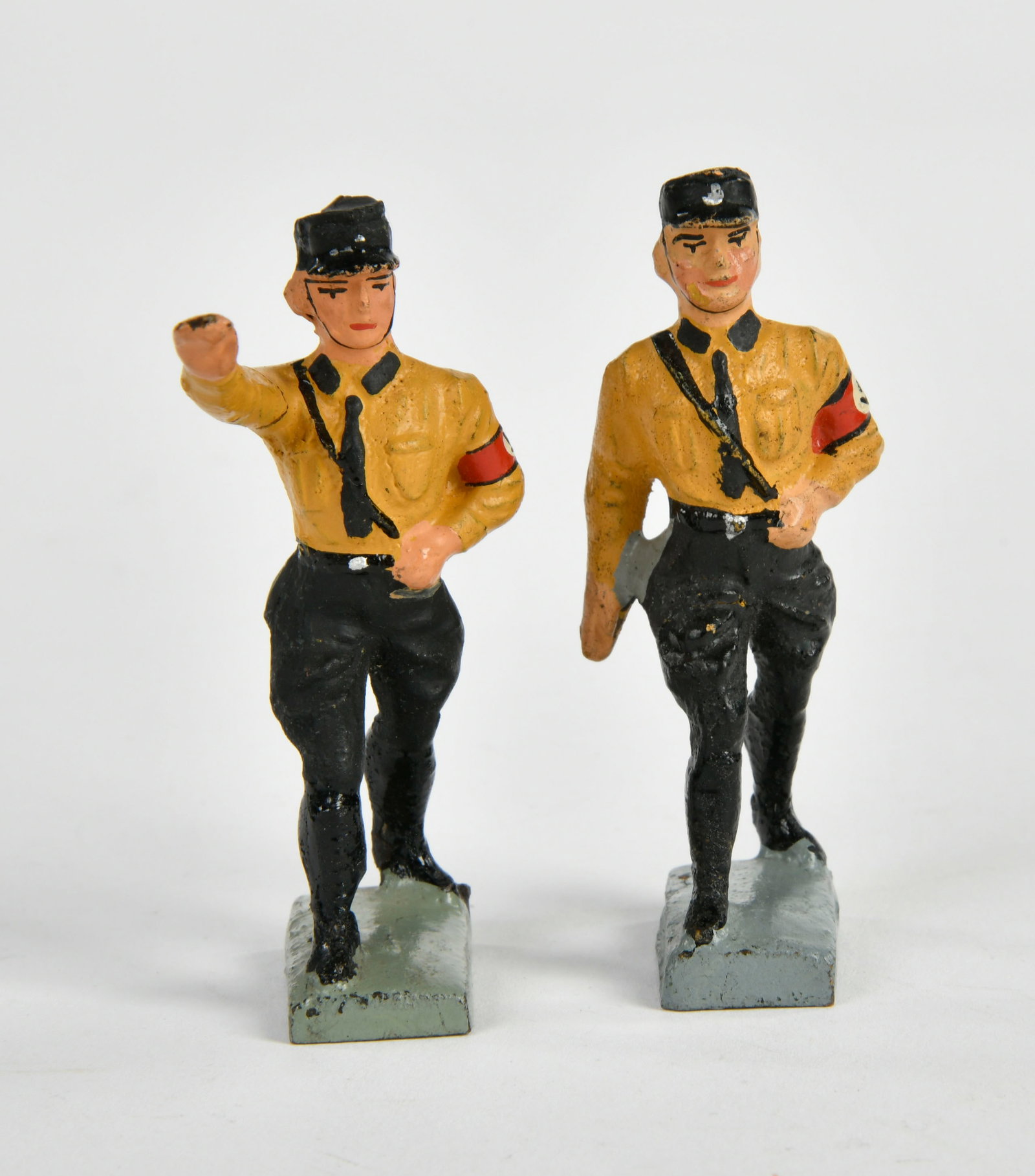 2 SS-Manner: 2 SS-Manner, Germany VK, 7,5cm, Masse, ungemarkt, Z 1
