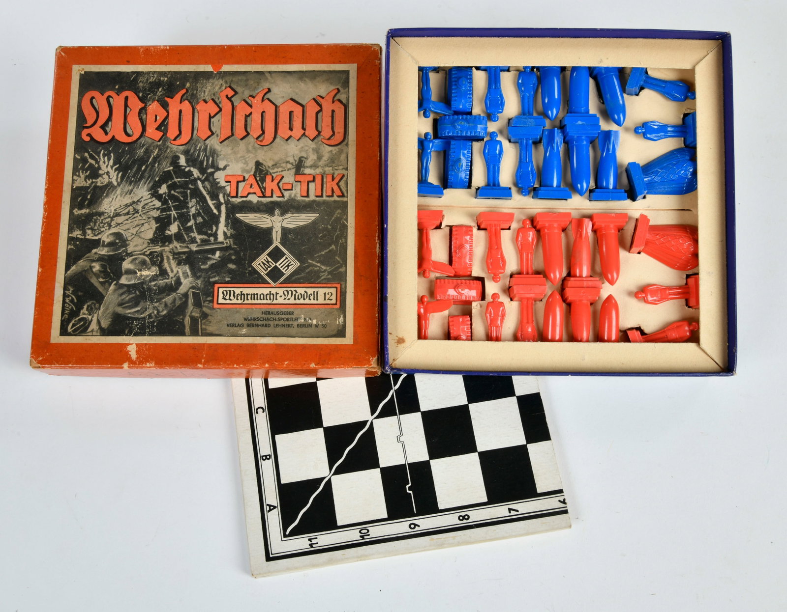 Wehrschach Tak Tik, Wehrmacht Modell 12: Wehrschach Tak Tik, Wehrmacht Modell 12, Germany VK, 21x21 cm, komplett, Z 1-2