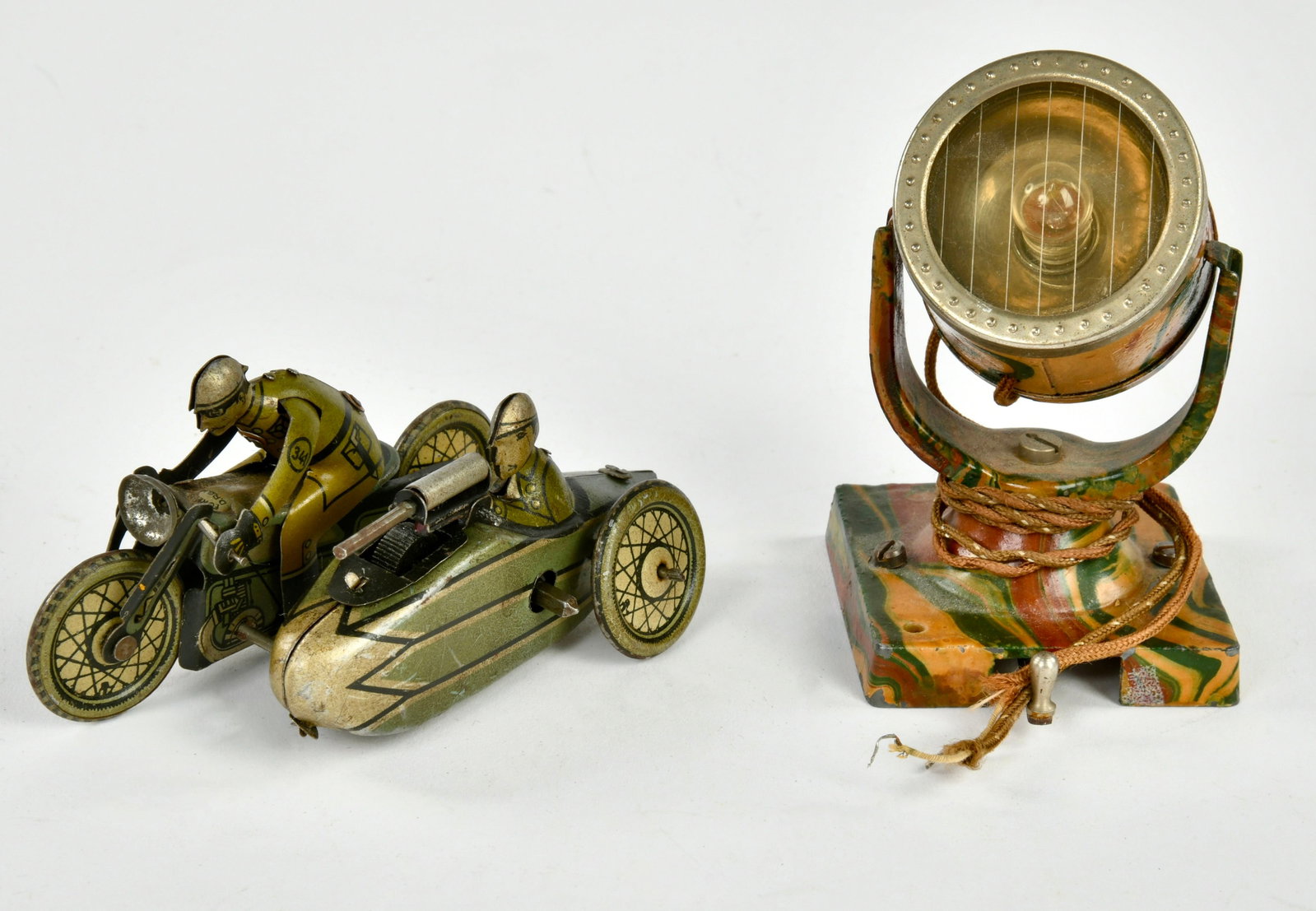 CKO, Militarmotorrad mit MG Schutze uund Marklin Scheinwerfer: CKO, Militarmotorrad mit MG Schutze uund Marklin Scheinwerfer, Germany VK, UW ok, Z 1-2
