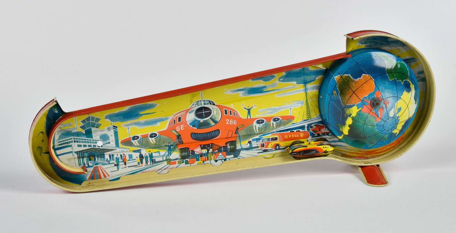 Technofix, Rocket Express 286: Technofix, Rocket Express 286, W.-Germany, 37 cm, Blech, UW ok, min. LM, Z 2+