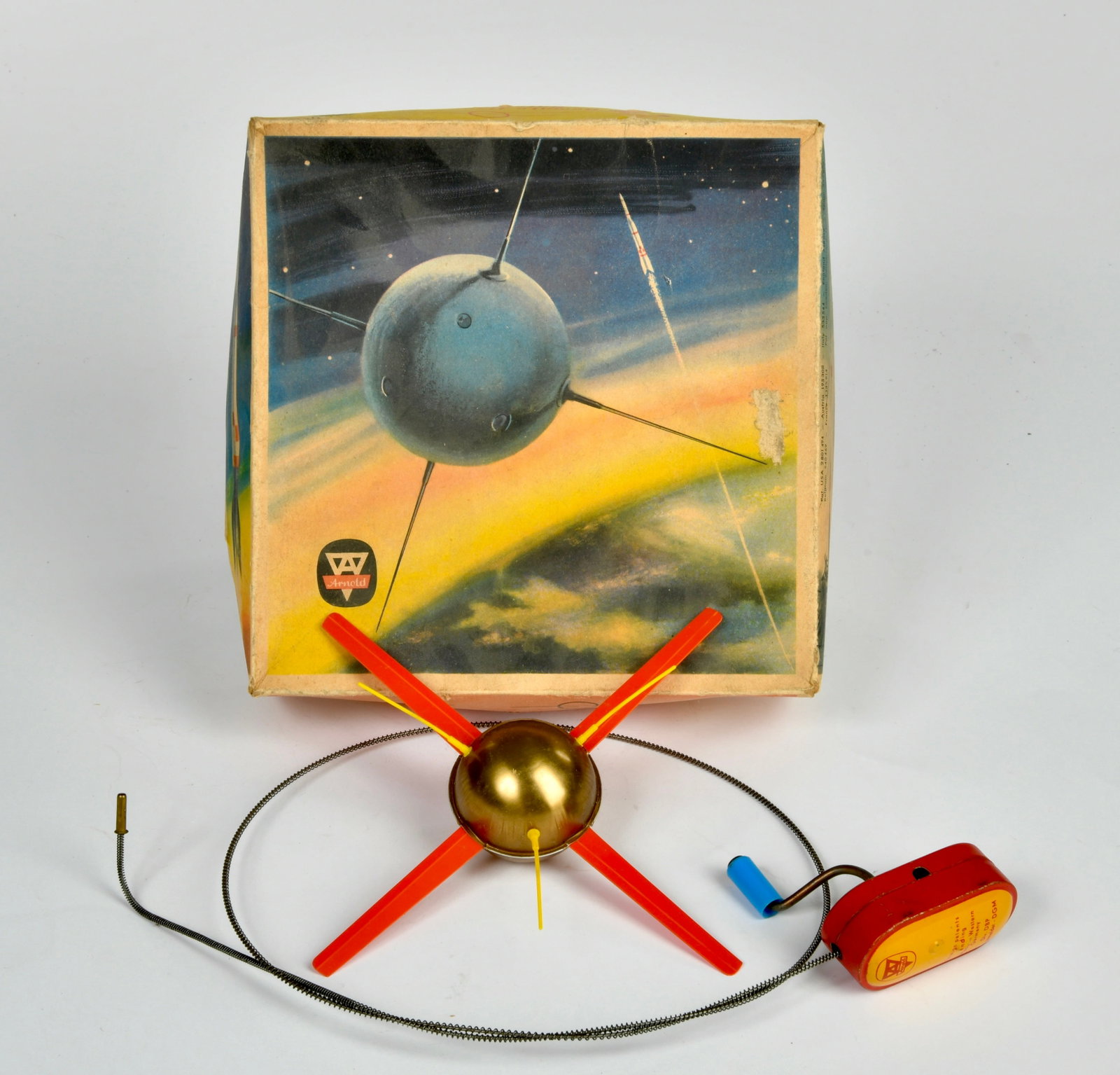 Arnold, Satellit: Arnold, Satellit, W.-Germany, Box 19x19 cm, Funktion ok, Okt Z 2, Z 1-2