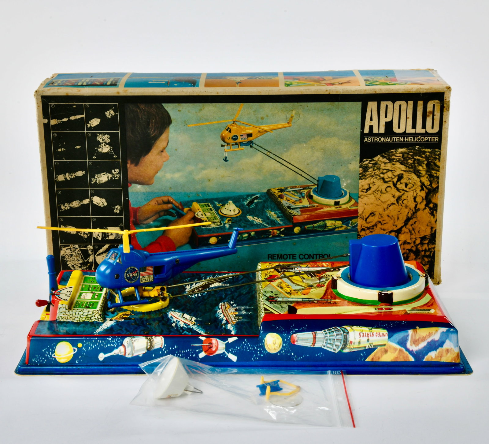 Biller, Apollo Astronauten Helicopter 1302: Biller, Apollo Astronauten Helicopter 1302, W.-Germany, 46 cm, Kst, ungepruft, Okt, Z 1-2