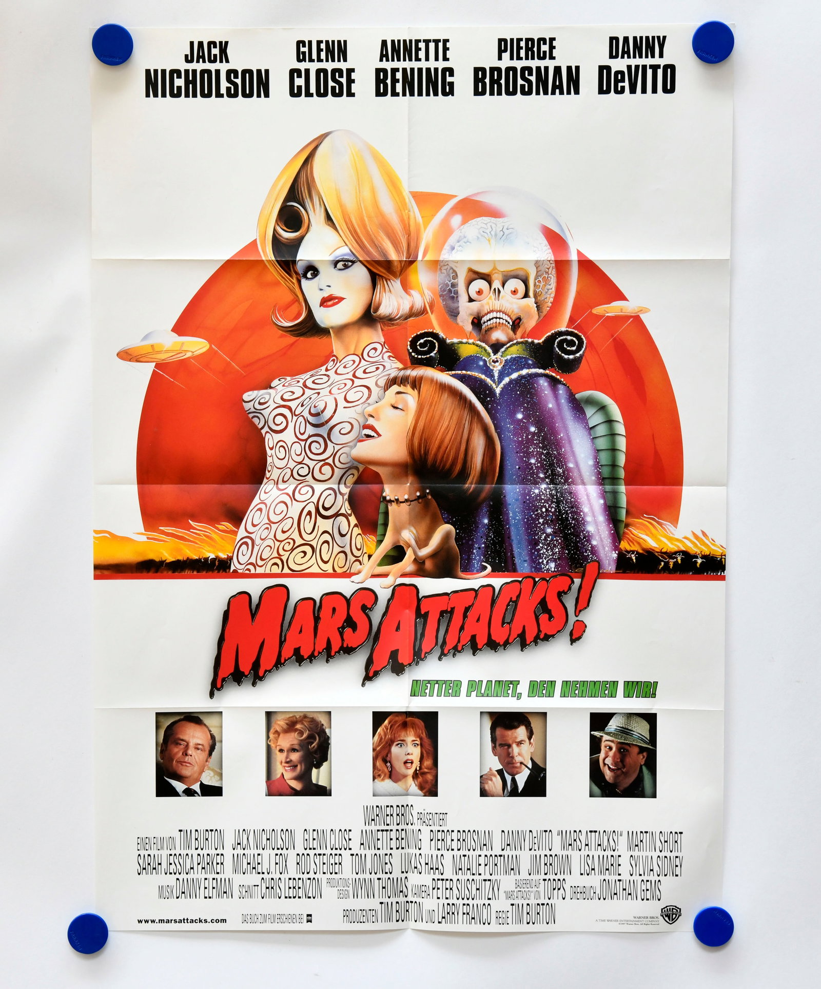 Original Mars Attack Kino Plakat (1 of 1)