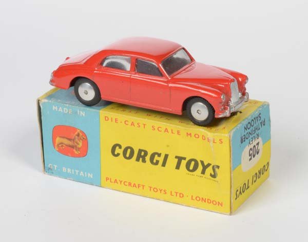 Corgi Toys: English: Corgi Toys, Riley Pathfinder, England, diecast, minimal paint damage, original box condition 2-, condition 2 Deutsch: Corgi Toys, Riley Pathfinder, England, 1:43, Druckguss, minimale Lackmän