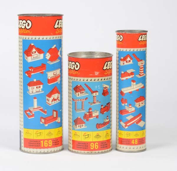 Lego: Lego, Cans 700/1, 700/3A, 700/5, Denmark, C 1/1-