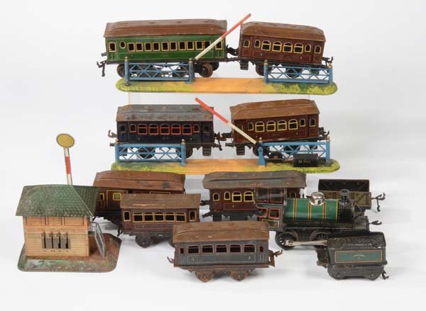 Bing: Bing: Loco, Wagon + Accessory, Germany pw, gauge 0, mixed condition, repertory