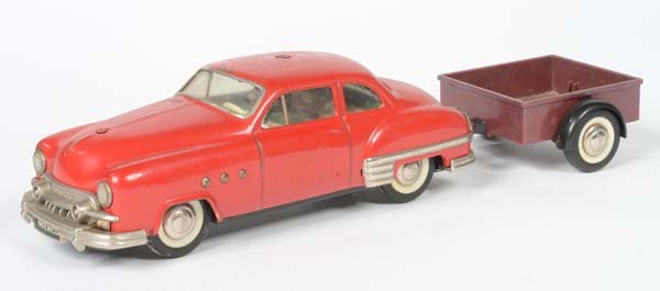 Schuco: Schuco, Ingenico 5311 +Trailer, US Z. Germany, tin, plastic, paint d., Z 3-