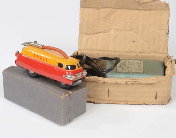Schuco: Schuco, Radiant Service 5601 + Trafo, W.-Germany, tin, box C 2, bottom plate slightly dented, C 2