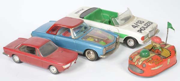 Trix: Trix and others, 3 Cars + Scooter, C 3+ / C 3-