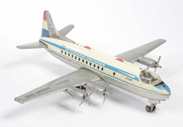 Schuco: Schuco, Plane Radiant "KLM", W.-Germany, tin, bat.drive ok, min. paint d., C 2