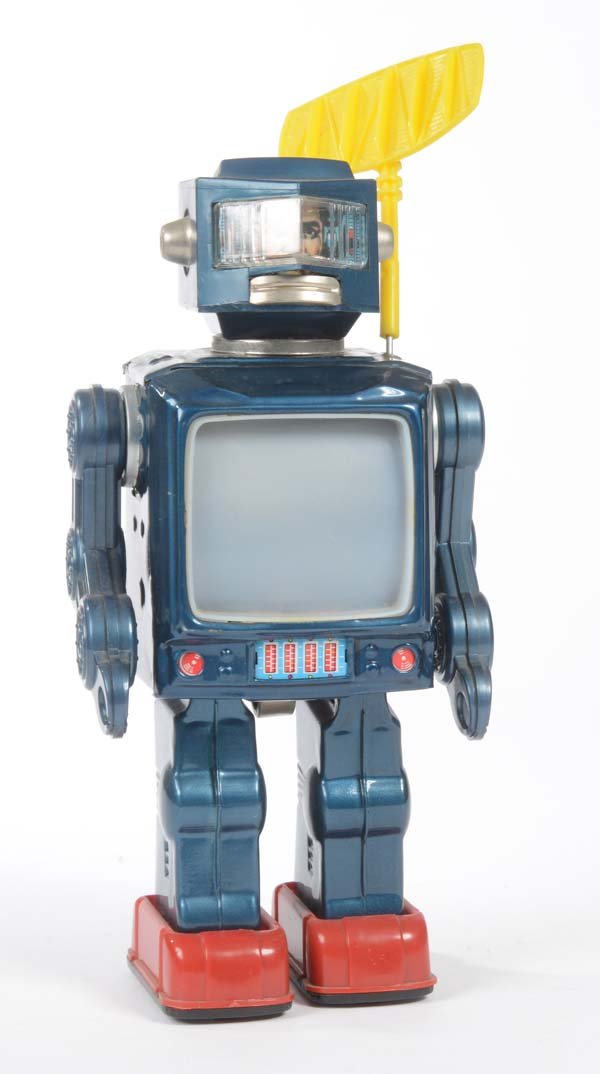 Television Space Man: Television Space Man, Japan, tin, bat. drive defective, visually good condition