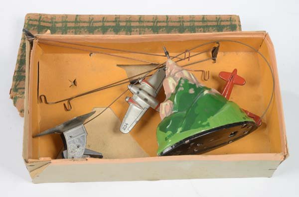 Biller: Biller, Anti-Aircraft-Gun Game, Germany pw, tin, functions ok, box C 2, C 1-2