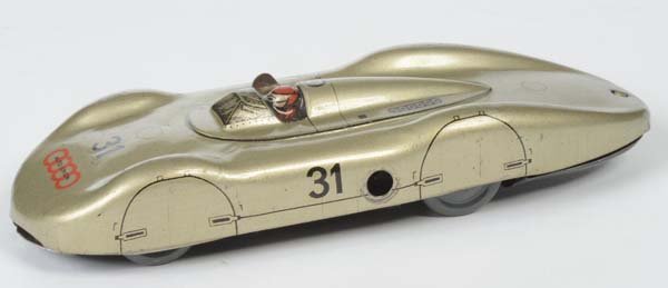 Biller: Biller, Autounion Racing Car, Germany, tin, clockwork ok, min. paint d., C 2