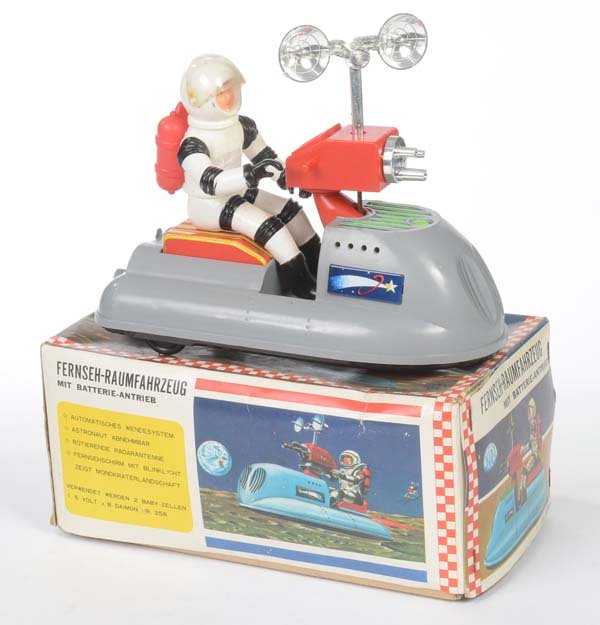 Television Space Vehicle: Television Space Vehicle, Japan, mixed construction, bat. drive + function ok, box C 2+, C 1-