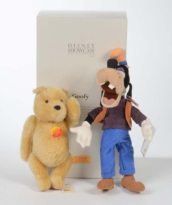 Steiff: Steiff, Goofy+Winnie the Pooh, W.-Germany, box C 1, C 1