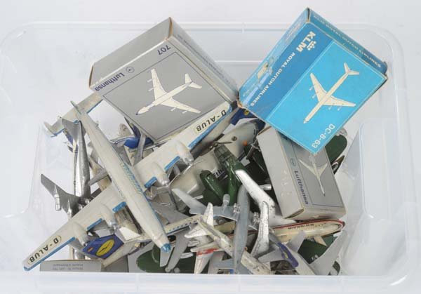 Schuco: Schuco, bundle airplanes, Germany, plastic, diecast, partially paint d., mixed C