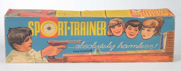 Technofix: Technofix, Sport-Trainer, W.-Germany, tin, function ok, box C 2, includes targets, C 1