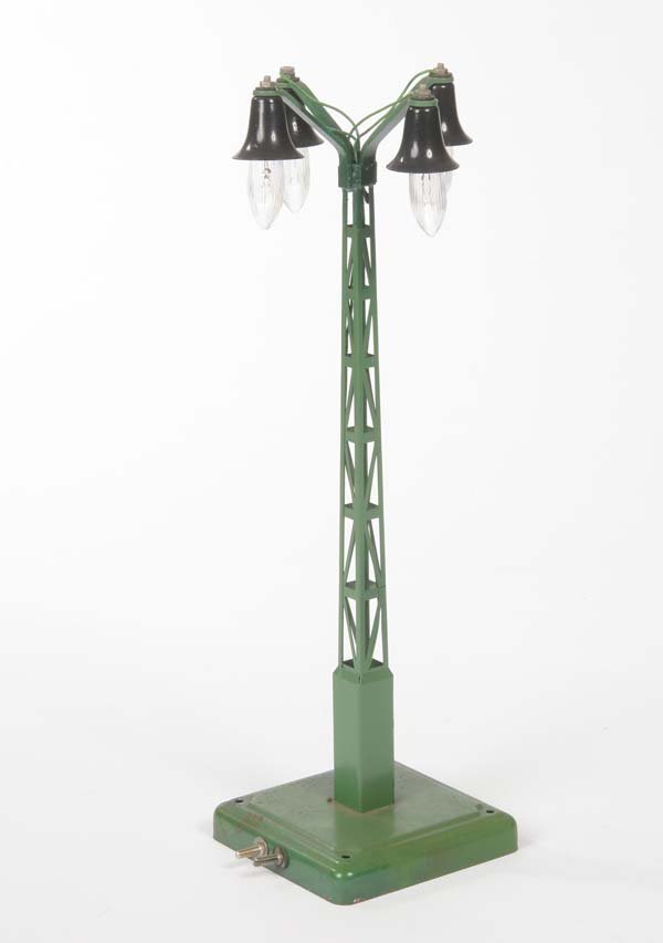 Maerklin: Maerklin, Lattice Mast Lamp, Germany pw, tin, C 2+