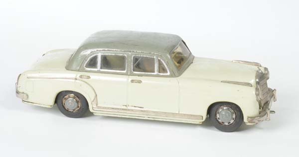 Tippco: Tippco, Mercedes 112, W.-Germany, tin, friction ok, severe paint d., C 3