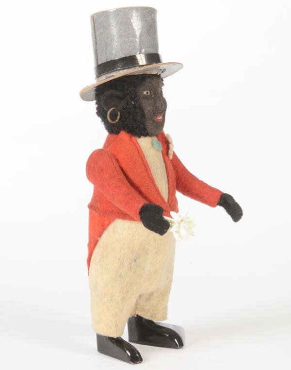 "Schuco: Schuco, Dancing Figure "Gentleman with Bouquet", Germany pw, clockwork ok, hat slightly dented, otherwise very good condition