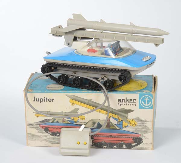 "Anker: Anker, "Jupiter", Rocket Vehicle, Germany, plastic, function not checked, box C 2, C 2